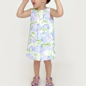 Hill House - The Tiny Charlie Dress - Color: Blue Hydrangea - Size: 3/4 Y